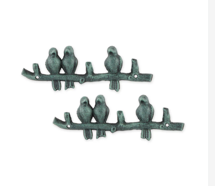 Birds on a Branch Wall Hooks