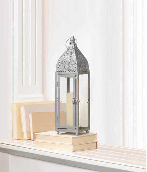 Silver Moroccan Style Lantern