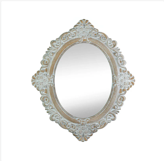 Vintage Amelia Taupe Wall Mirror