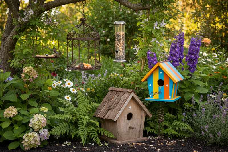 Birdhouse/Birdfeeders