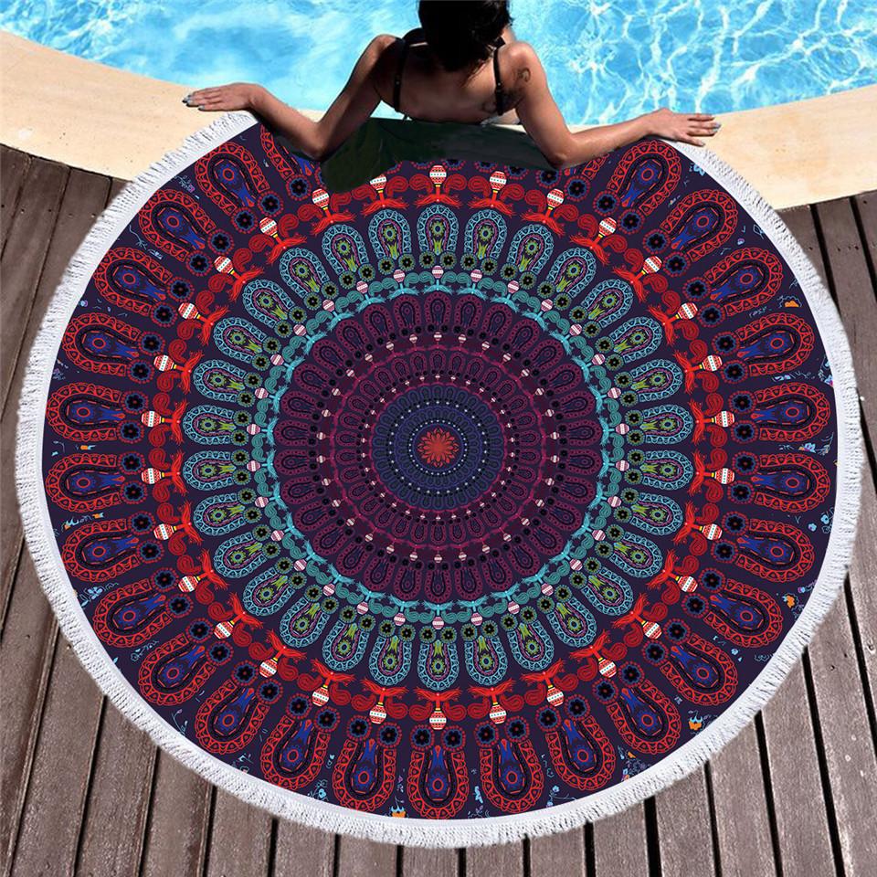 Bohemian Circular Beach Towels