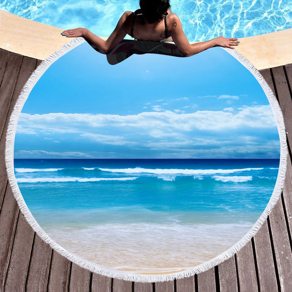 Beachy Circular Beach Towels
