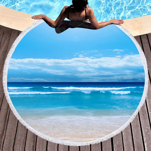 Beachy Circular Beach Towels