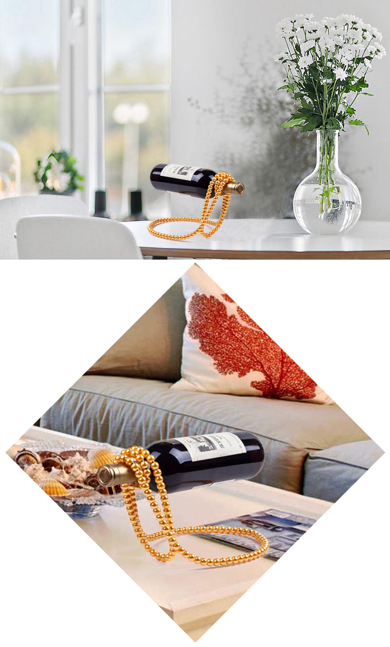 Pearl Necklace Wine Racks