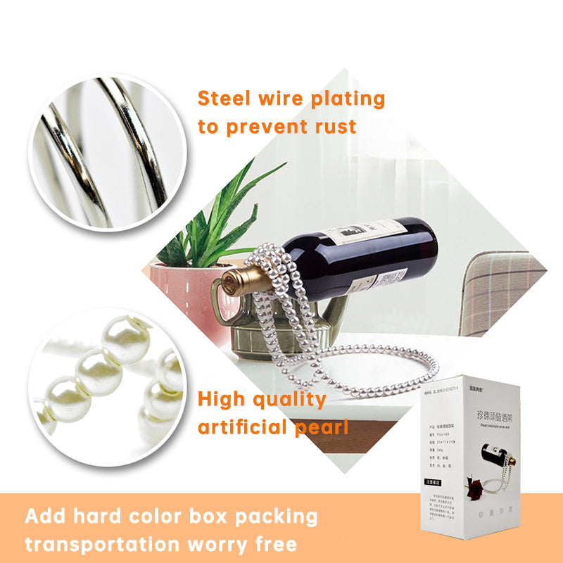 Pearl Necklace Wine Racks