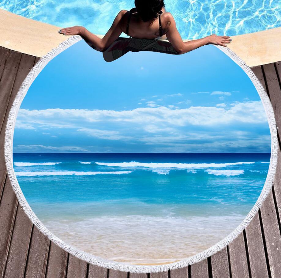 Beachy Circular Beach Towels