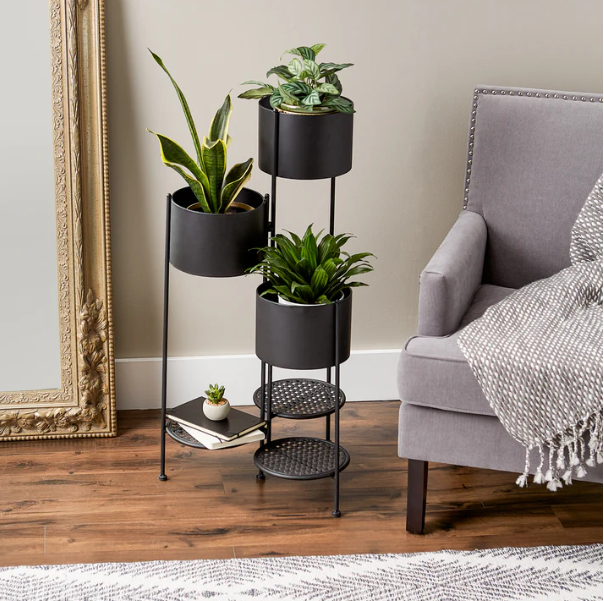 3 tier indoor planter 3-Tier Barrel Bucket Plant Stand – BDK's Enterprises