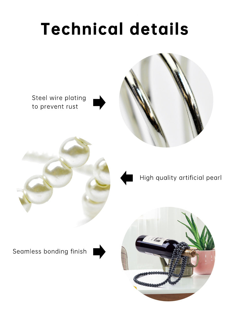Pearl Necklace Wine Racks
