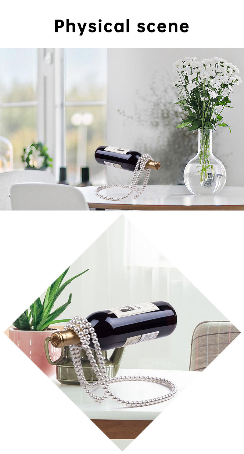 Pearl Necklace Wine Racks