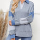 Johnny Collar Long Sleeve Top