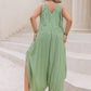 Green Plus-Size Jumpsuit