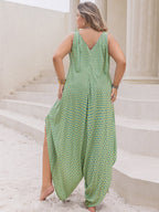 Green Plus-Size Jumpsuit