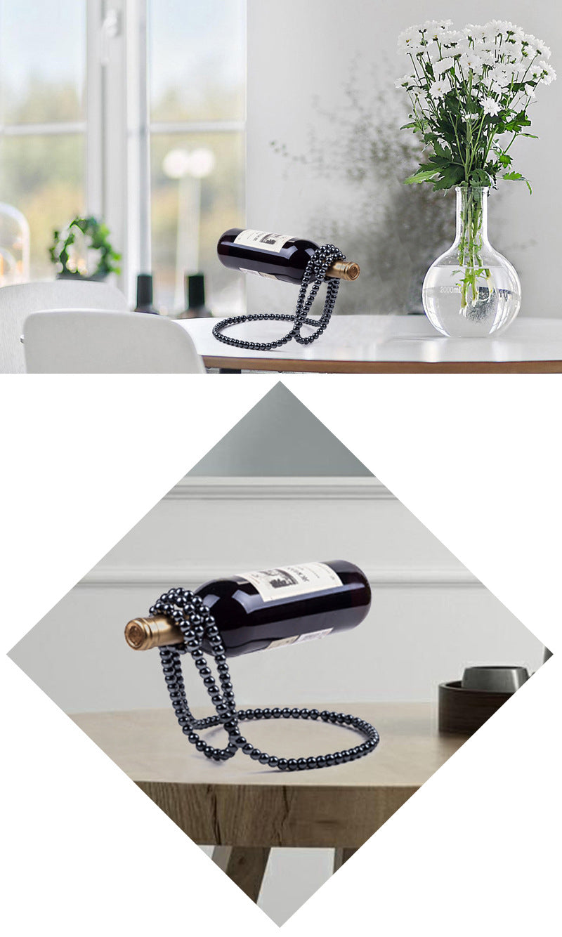 Pearl Necklace Wine Racks