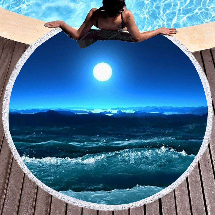 Beachy Circular Beach Towels