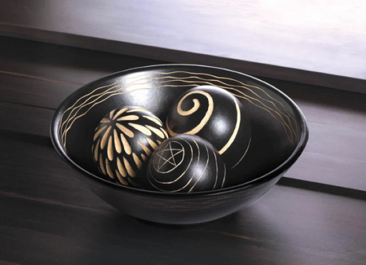 Artisan Deco Bowl and Balls