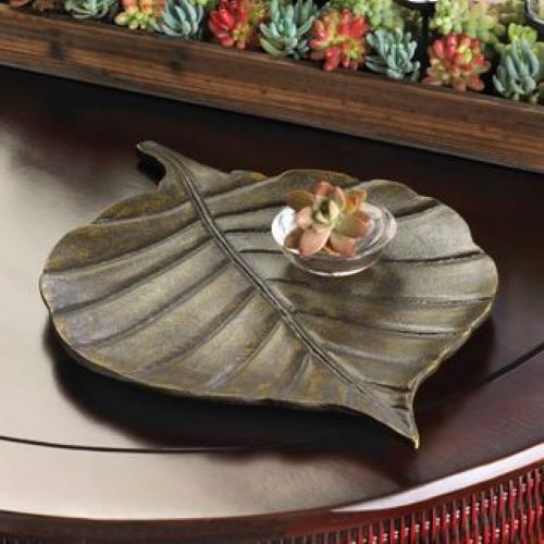 Avery Leaf Decorative Tray