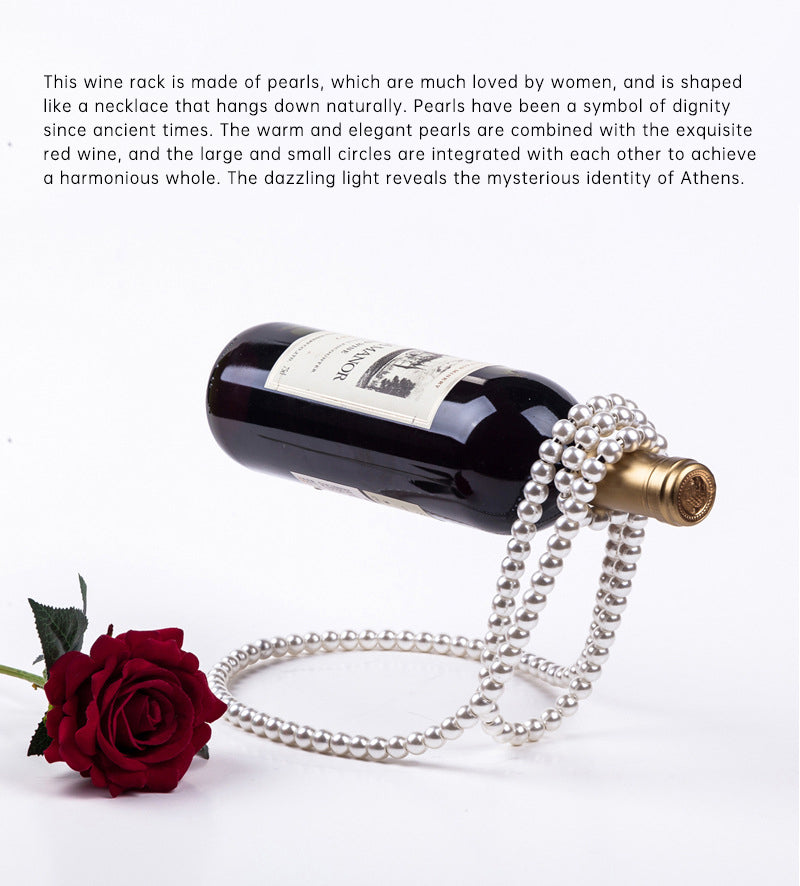 Pearl Necklace Wine Racks