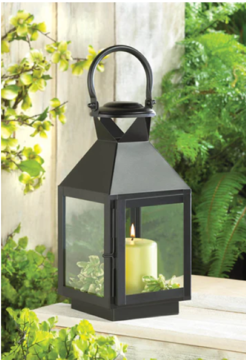 Black Revere Medium Candle Lantern