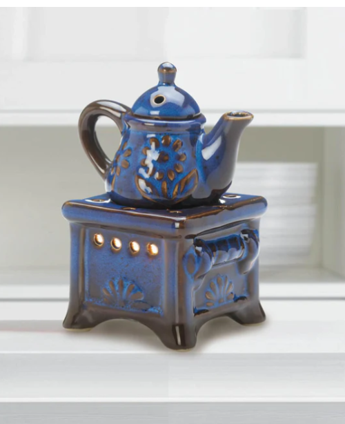 Blue Teapot Stove Oil Warmer