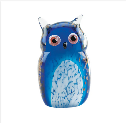 Owl Art Glass