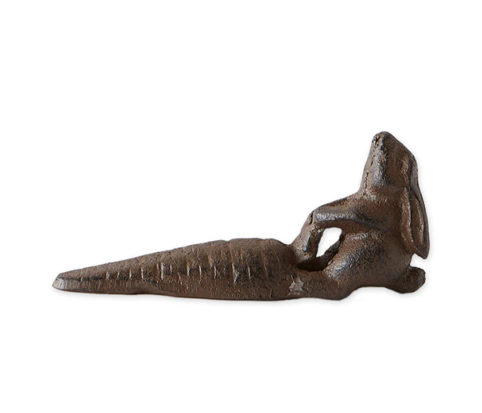 Bunny with Carrot Door Stopper