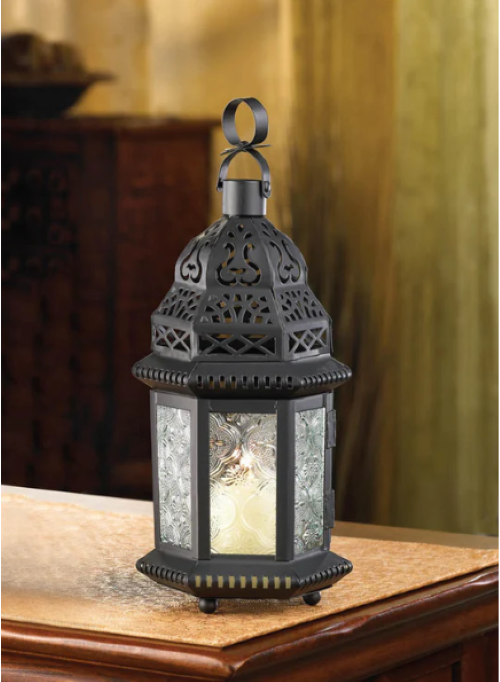 Clear Glass Moroccan Lantern