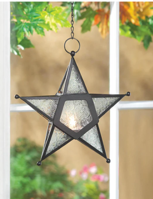 Cleat Glass Star Lantern