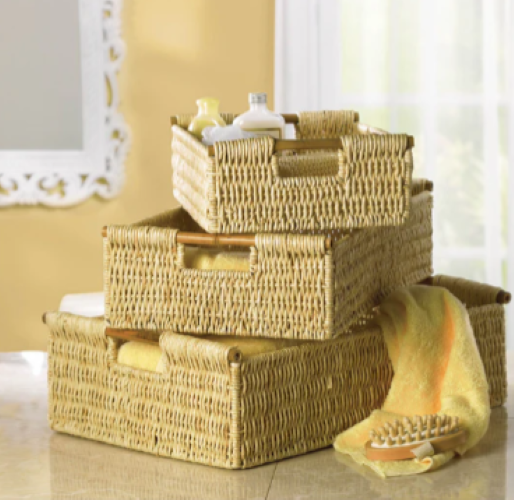 Corn Husk Nesting Baskets