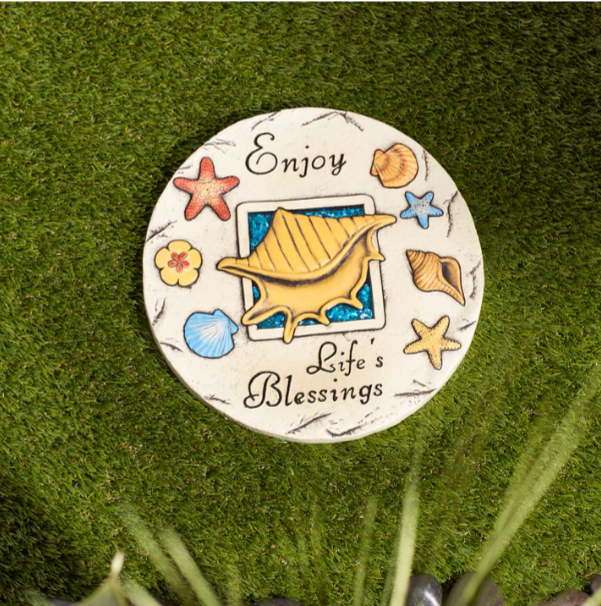 Enjoy Life's Blessings Stepping Stone
