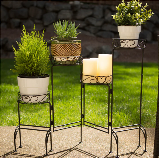 Four-tier Plant Stand Screen