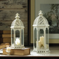 Graceful Distressed White Lanterns