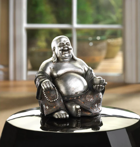 Happy Sitting Buddha Statue