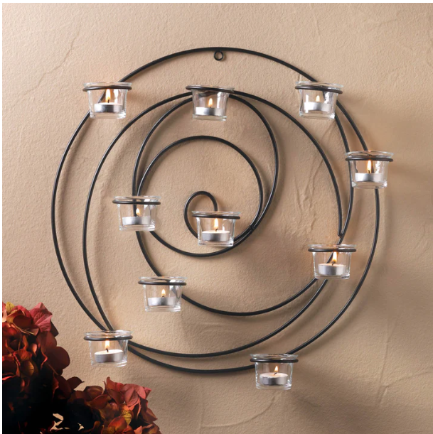 Hypnotic Candle Wall Sconce