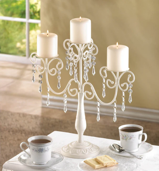 Ivory Elegance Candelabra