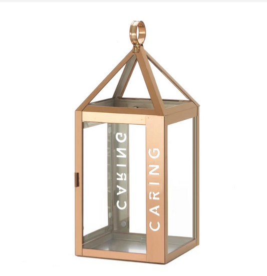 Rose Metal Caring Lanterns