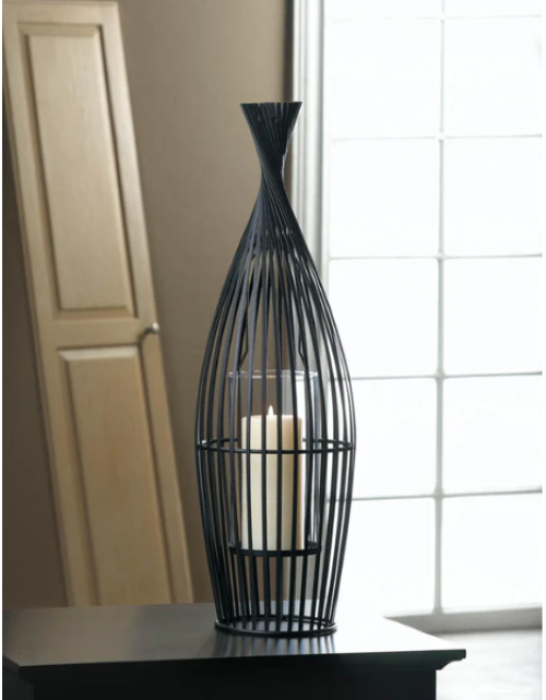 Large Wire Vase Candle Holder