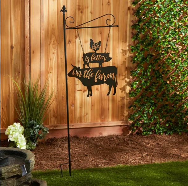 Life is Better on the Farm Garden Stake