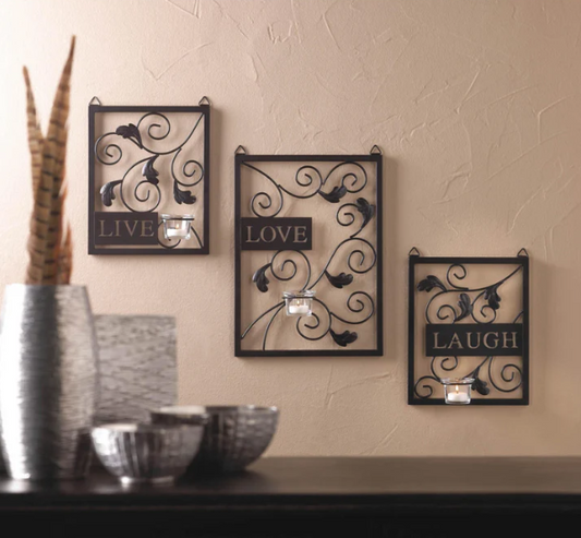 Live Love Laugh Wall Decor