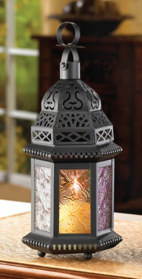 Magic Rainbow Moroccan Lantern