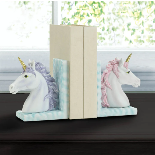 Magical Unicorn Bookends