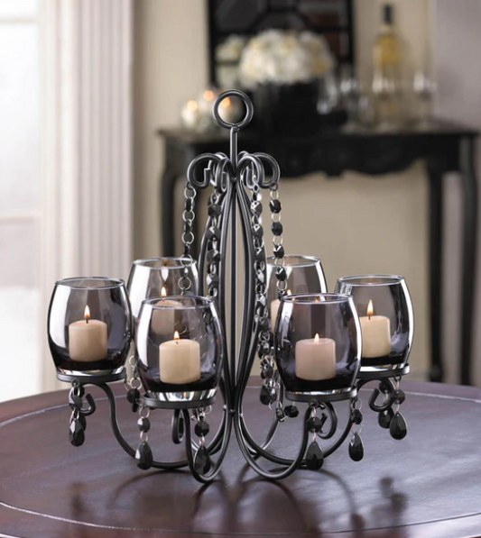 Midnight Elegance Candelabra