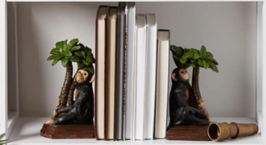 Monkey Bookends