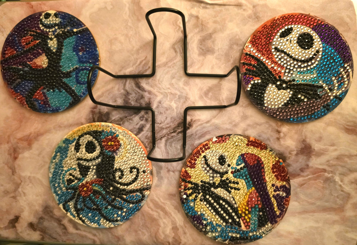 NBC4  Diamond Art Coaster Set