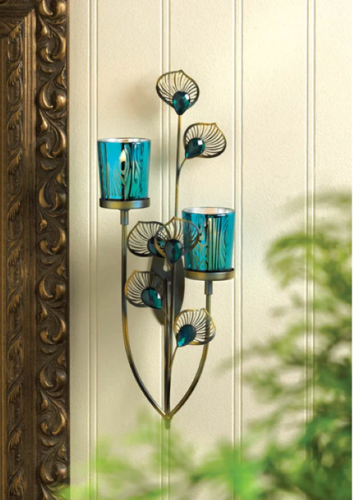 Peacock Plume Wall Sconce