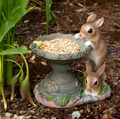 Playful Bunnies Bird Feeder
