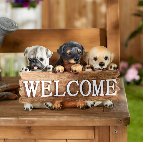 Puppy Welcome Sign