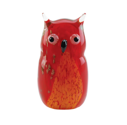 Owl Art Glass