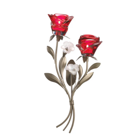 Romantic Roses Wall Sconce