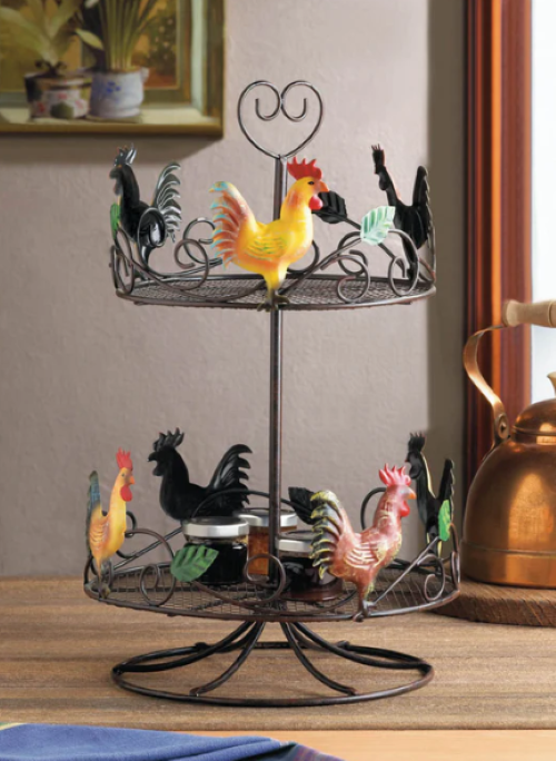 Rooster 2-Tier Countertop Rack