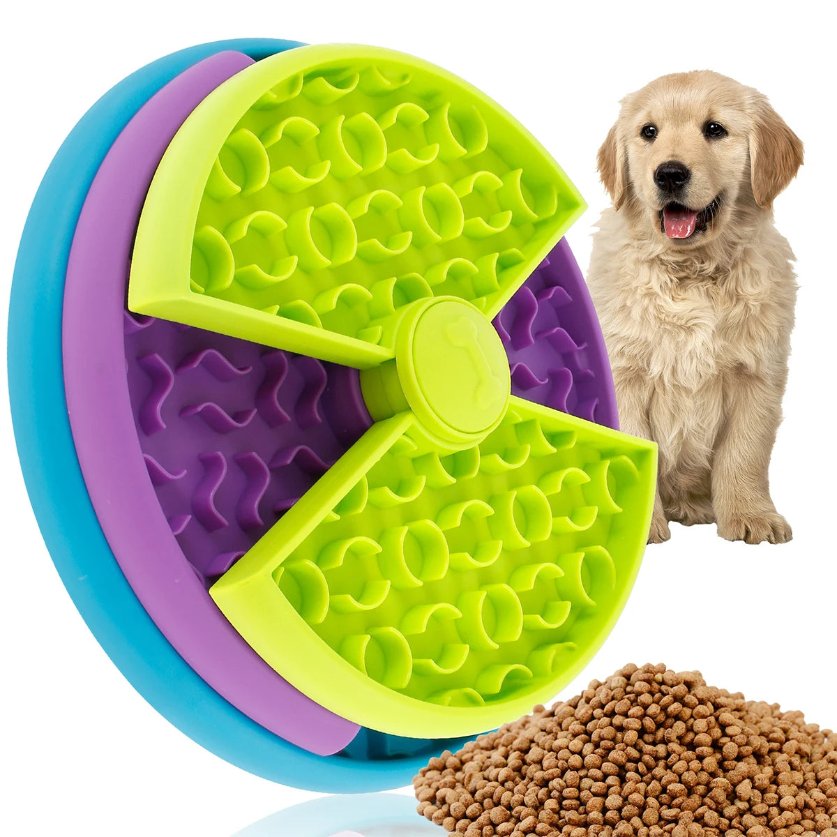Dog Slow Feeder Pet Bowl